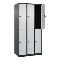 CP-Möbel C+P Spind Classic PLUS doppelt 3Abteile 1850x900x500mm s.grl.gr 4068192108269 CP-Möbel
