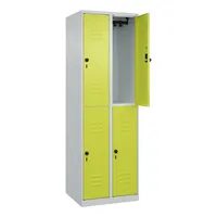 CP-Möbel Spind Classic Plus clowngrün, lichtgrau 080300-20-S10009, 4 Schließfächer 60,0 x 50,0 x 185,0 cm 4067521357613 CP-Möbel