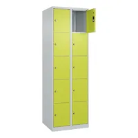 CP-Möbel C+P Schließfachschrank Classic PLUS 2x5Fächer 1850x600x500mm l.grc.gn 4067521350669 CP-Möbel