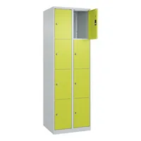 CP-Möbel C+P Schließfachschrank Classic PLUS 2x4Fächer 1850x600x500mm l.grc.gn 4067521350539 CP-Möbel
