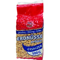 XOX Gebäck GmbH XOX Erdnüsse Gesalzen 85019 500g 4031446850016 XOX Gebäck GmbH 500 Gramm