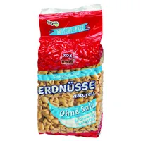 XOX Gebäck GmbH XOX Erdnüsse Naturell 85022 900g 4031446850238 XOX Gebäck GmbH 900 Gramm