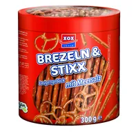 XOX Gebäck GmbH XOX Brezeln & Stixx 88784 300g 4031446887852 XOX Gebäck GmbH 300 Gramm