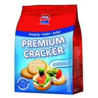 XOX Gebäck GmbH XOX Cracker Jodsalz 88900 200g 4031446889016 XOX Gebäck GmbH 200 Gramm