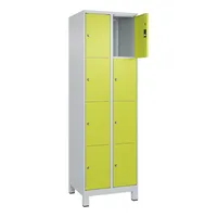 CP-Möbel C+P Schließfachschrank Classic PLUS 2x4Fächer 1950x600x500mm l.grc.gn 4066681680401 CP-Möbel