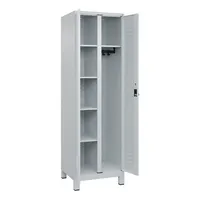 CP-Möbel C+P Garderobenschrank Classic PLUS 2Abteile 1950x600x500mm l.grl.gr 4067521054130 CP-Möbel