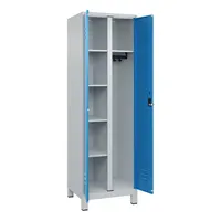CP-Möbel C+P Garderobenschrank Classic PLUS 2Abteile 1950x600x500mm l.grl.bl 4067521054086 CP-Möbel