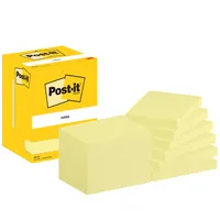 Post-it® Haftnotiz Notes 12 Block/Pack.