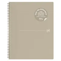 Oxford Notizbuch 400150009, Origins, beige, A4+, kariert, 90g, 70 Blatt / 140 Seiten 3020120168296 Oxford