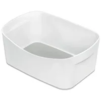 AKTION: LEITZ MyBox Aufbewahrungsbox 3,0 l perlweiß/grau 24,6 x 16,0 x 9,8 cm, 1 St. mit Prämie nach Registrierung