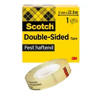 Scotch Klebeband doppelseitig Scotch 665, 12mm x 22,8m, transparent 0021200726538 Scotch 2280 Zentimeter