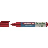 Edding Flipchartmarker 31 Ecoline, 31-002, Stift, rot, 1,5-3mm Rundspitze 4004764947072 Edding