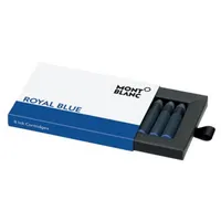 MONTBLANC Tintenpatronen für Füller Royal Blue königsblau, 8 St.