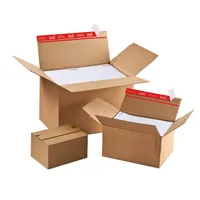 ColomPac Versandkarton Blitzbodenkarton CP141.301 braun, bis DIN A3, innen 445x315x180-300mm, Kraftliner Wellpappe 1-wellig 4033657957805