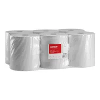 Katrin Rollenhandtücher Centerfeed M 300 433382, Innenabrollung, Außenabrollung, 1-lagig, naturweiß, Recyclingpapier 5902467433382 Katr 6 Stück