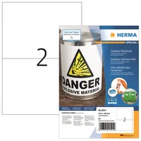 HERMA Folienetikett SPECIAL 210 x 148 mm (B x H) 80 Etik./Pack.