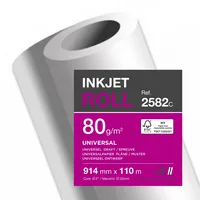 Clairefontaine Inkjetplotterpapier Inkjet Universal 80 g/m² 2 Rl./Pack.