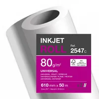 Clairefontaine Inkjetplotterpapier Inkjet Universal 80 g/m² 2 Rl./Pack.