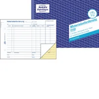 AVERY Zweckform Materialanforderung 1110 A5 2x50 Blatt 4004182011102 AVERY Zweckform