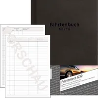 AVERY Zweckform Fahrtenbuch Hardcover f.PKW schwarz A5 48 Bl Pap.weiß 4004182014820 AVERY Zweckform