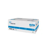 Papernet Falthandtücher 421569, 24x23cm, 2-lagig, Zickzack (V-Falz), weiß, Tissue 8024929009939 Papernet 3750 Blatt