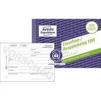 AVERY Zweckform Einnahme-Ausgabebeleg A6 4004182012055 AVERY Zweckform 50 Blatt
