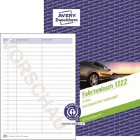 AVERY Zweckform Fahrtenbuch, Pkw mit Jahresabrechnung Formularbuch 1222, 1 St.
