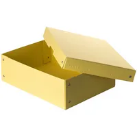 Falken Aufbewahrungsbox PureBox Pastell 22001936, Pappe pastellgelb 4014481245504 Falken