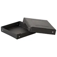 Falken Aufbewahrungsbox PureBox Black 22001736, mit Deckel, Pappe schwarz 4014481245160 Falken