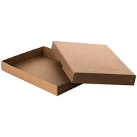 Falken Aufbewahrungsbox PURE Box 22001792, mit Deckel, außen 240x40x320mm, Pappe braun 4014481245566 Falken