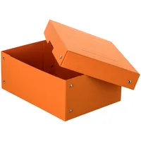 Falken Aufbewahrungsbox PureBox Pastell 22001848, Pappe pastellorange 4014481245283 Falken