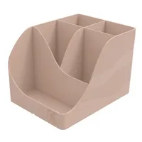 Skandi Pen-Wave Schreibtisch Organizer 5 Fächer PS (Polystyrol) Hellrosa