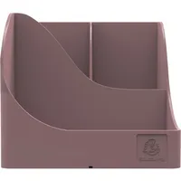 Skandi Pen-Wave Schreibtisch-Organizer 5 Fächer PS (Polystyrol) Rosa