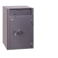 Phoenix Safe Tresor SS0998E Cashier Deposit 92 l 130kg graphitgrau mit Elektronikschloss Stahl 5032548102255 Phoenix Safe