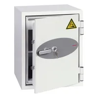 Phoenix Safe Tresor BS0441K Battery Fighter 63 l 95kg weiß mit Schlüsselschloss Stahl, lackiert 5032548011960 Phoenix Safe