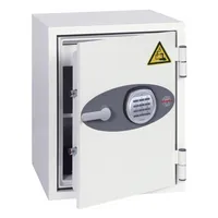 Phoenix Safe Tresor BS0441E Battery Fighter 63 l 95kg weiß mit Elektronikschloss Stahl 5032548011946 Phoenix Safe