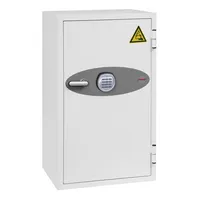 Phoenix Safe Tresor BS0444E Battery Fighter 162 l 229kg weiß mit Elektronikschloss Stahl 5032548012004 Phoenix Safe