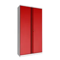 Phoenix Safe Stahlschrank SCL SCL1891GRK, abschließbar, 5 OH, grau/rot, 91,5x183x37cm (BxHxT) 5032548007321 Phoenix Safe