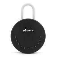 Phoenix Safe Smile Schlüsselkasten schwarz mit 2 Haken Elektronikschloss 5032548010505 Phoenix Safe