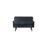meet powered by PAPERFLOW 2-Sitzer Sofa LISBOA anthrazit schwarz Stoff 124,0 x 81,5 x 83,0 cm, 1 St.