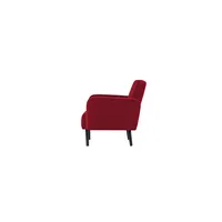 meet powered by PAPERFLOW 3-Sitzer Sofa LISBOA rot schwarz Stoff 176,0 x 81,5 x 83,0 cm, 1 St.