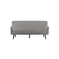 meet powered by PAPERFLOW 3-Sitzer Sofa LISBOA grau schwarz Stoff 176,0 x 81,5 x 83,0 cm, 1 St.
