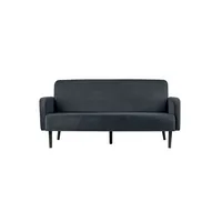 meet powered by PAPERFLOW 3-Sitzer Sofa LISBOA anthrazit schwarz Stoff 176,0 x 81,5 x 83,0 cm, 1 St.
