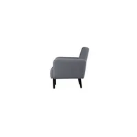 meet powered by PAPERFLOW 2-Sitzer Sofa LISBOA grau schwarz Stoff 124,0 x 81,5 x 83,0 cm, 1 St.