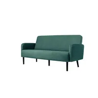 meet powered by PAPERFLOW 3-Sitzer Sofa LISBOA grün schwarz Stoff 176,0 x 81,5 x 83,0 cm, 1 St.
