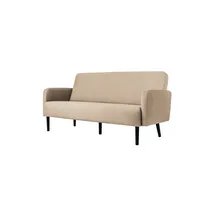 meet powered by PAPERFLOW 3-Sitzer Sofa LISBOA elfenbein schwarz Stoff 176,0 x 81,5 x 83,0 cm, 1 St.