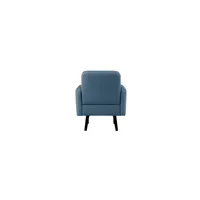 meet powered by PAPERFLOW Sessel LISBOA blau schwarz Stoff 71,0 x 81,5 x 83,0 cm, 1 St.