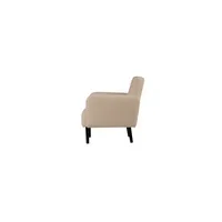 meet powered by PAPERFLOW Sessel LISBOA elfenbein schwarz Stoff 71,0 x 81,5 x 83,0 cm, 1 St.