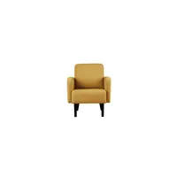 meet powered by PAPERFLOW Sessel LISBOA safran schwarz Stoff 71,0 x 81,5 x 83,0 cm, 1 St.
