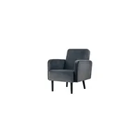 meet powered by PAPERFLOW Sessel LISBOA anthrazit schwarz Stoff 71,0 x 81,5 x 83,0 cm, 1 St.